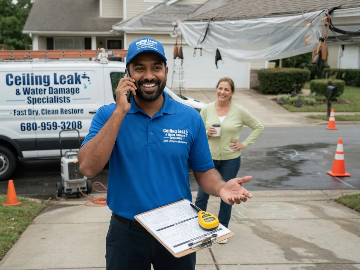 Ceiling Leak Cleanup Neches, TX FAQs